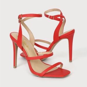 Lulus ankle strap high heels